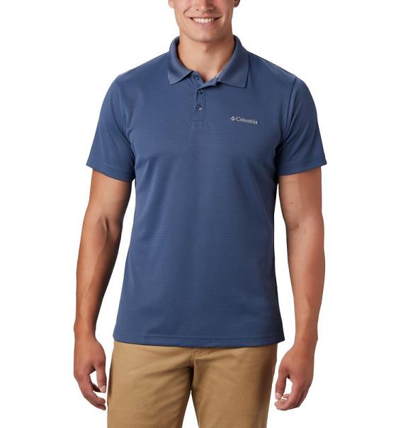 Columbia Utilizer Polo Blue For Men's NZ43679 New Zealand